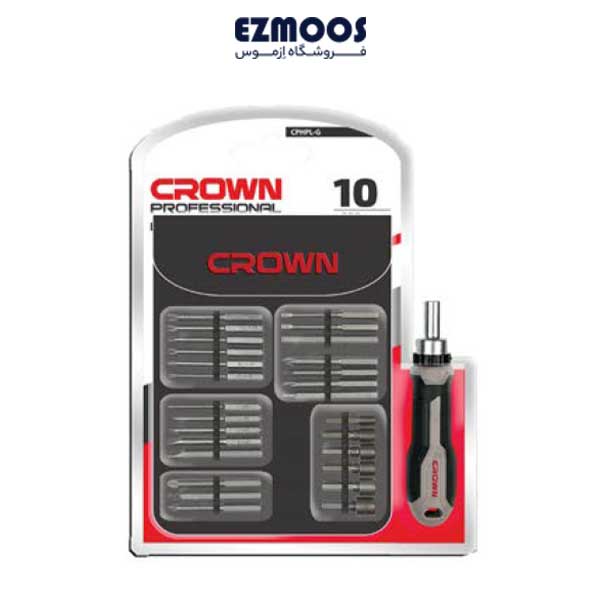 ست سری بیت پیچ گوشتی 32 عددی کرون Crown مدل CPHBH-AXB32